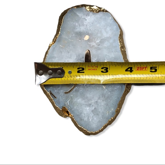 Anthropologie Monogram Agate Coaster Letter “I” - Picture 5 of 8